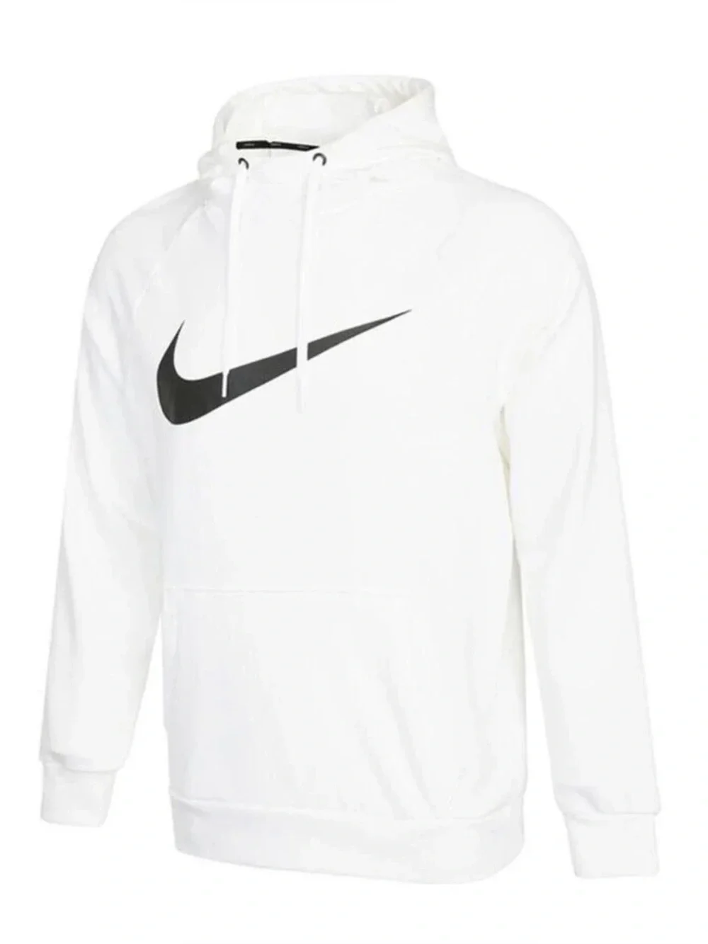 NWT Nike White/Black Graphic Fleece Pullover Hoodie